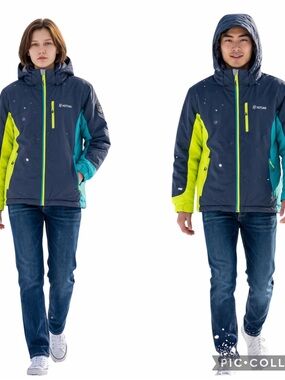 HOTIAN BOYS-GIRLS Waterproof Windproof Snowboard Ski Jacket Multi-Color Size 10